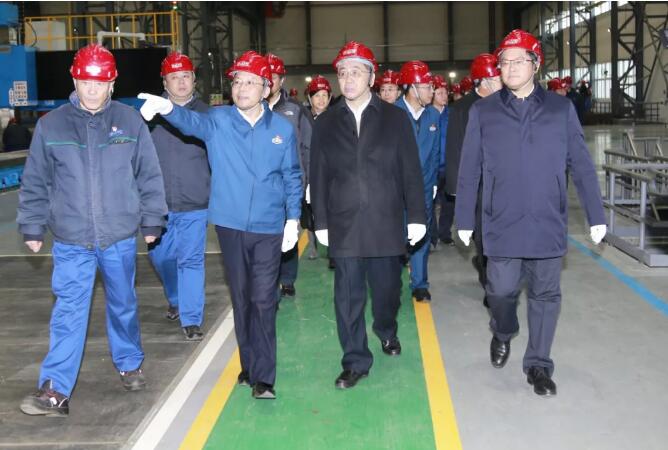 雷凡培、楊金成到渤船集團(tuán)調(diào)研